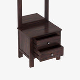 Revista Solid Sheesham Wood Dressing Table (Walnut Finish)